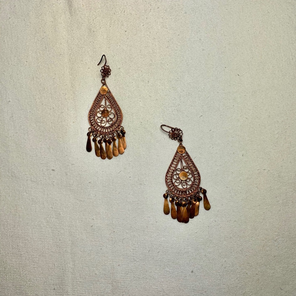 Handmade Copper Earrings